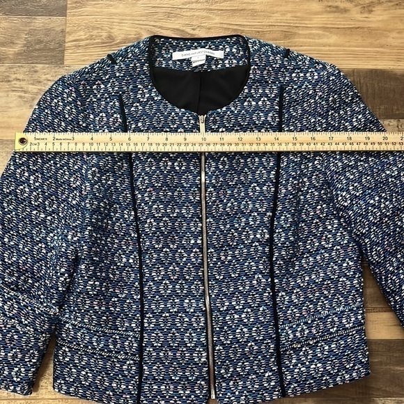 Diane von Furstenberg Buckley Tweed Jacket size 2 - Picture 7 of 12
